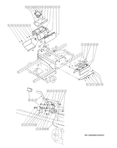 Brake Assembly Diagram and Parts List for M60-KW 53AI8CTX750-25-HP-OHV Cub Cadet Lawn Tractor